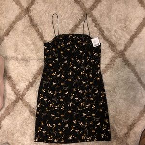 Black flower patterned urban outfitters